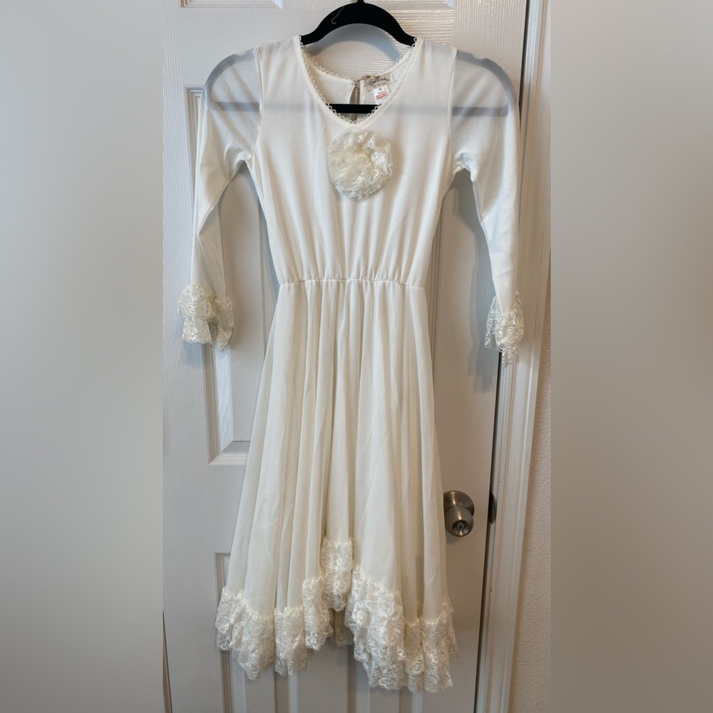 Dollcake Couture Wedding Dance Frock Dress Lace Girls Size 6 NEW